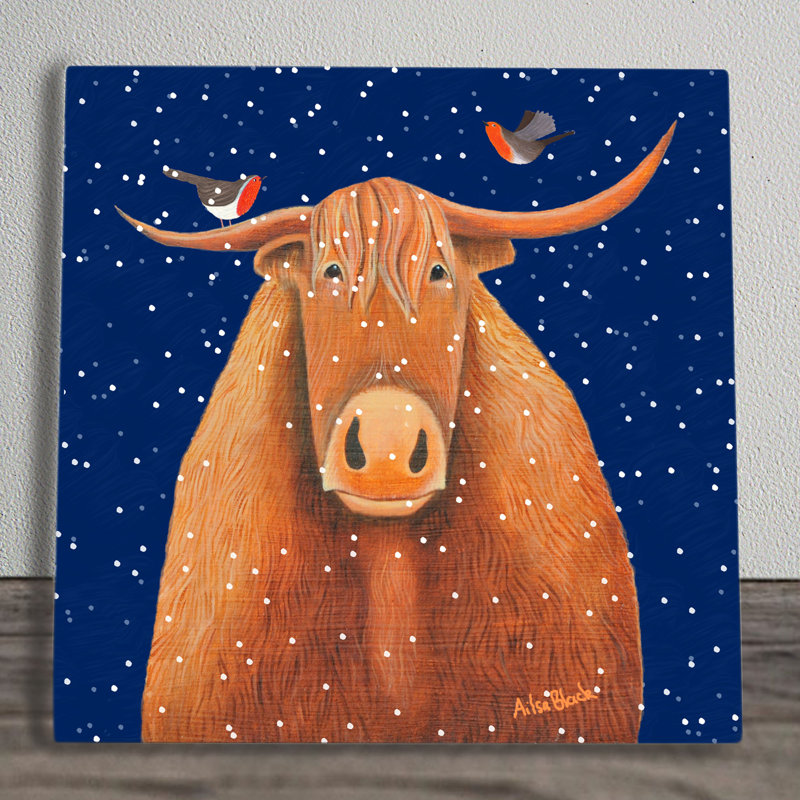 AILSA BLACK Traditional Wall Decor on Ceramic