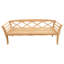 Banc de jardin en bois de teck Nickos Montana