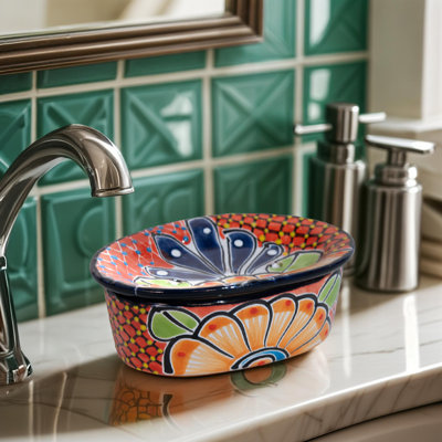 Oval Bar Soap Holder In 2 Pieces (lid And Base) 