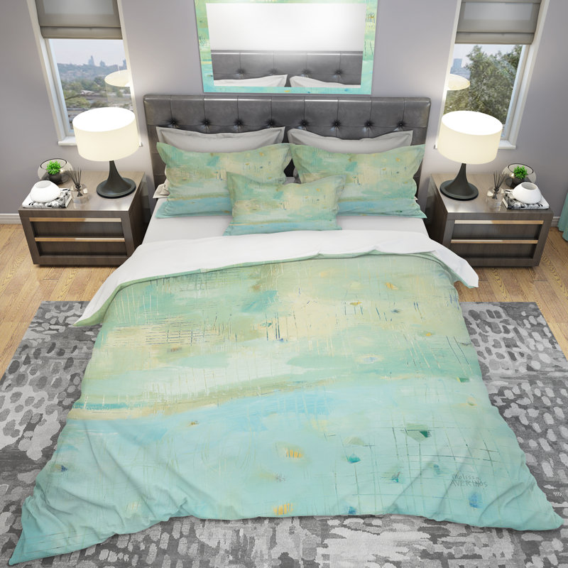 Ensemble de housse de couette Dreaming of the Shore II, Housse de couette très grand + 2 taies décoratives