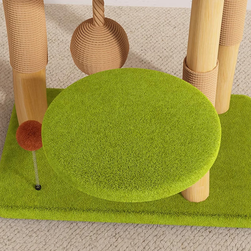 3 Tiers Cat Tree with Condons,Perch,Scratching Posts
