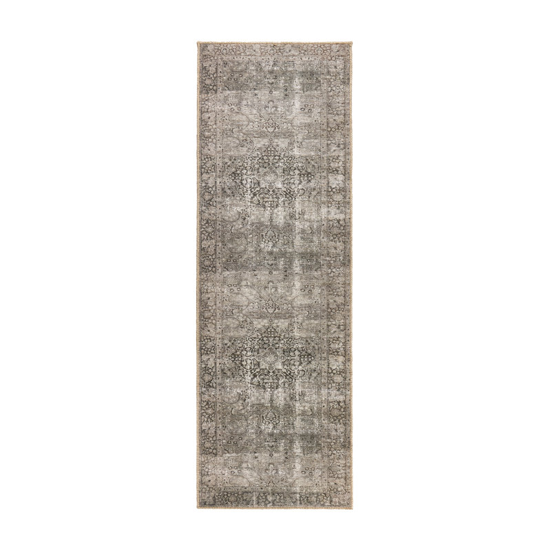 Morelli Oriental Area Rug in Alani Natural, Runner 2'6" x 7'6"