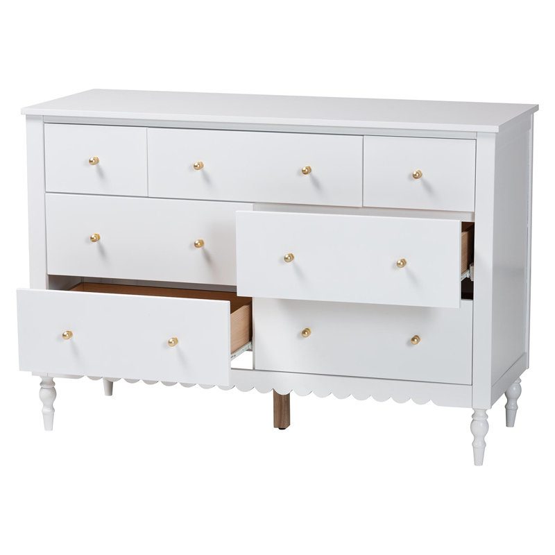 Commode 7 tiroirs Baxton Studio Roni