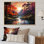 «River Bien Forest Sunrise II», reproduction sur toile