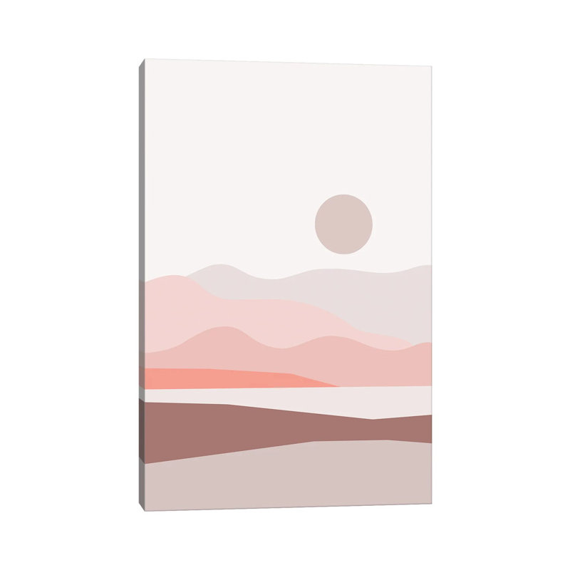 Abstract Landscape IV - Print on Canvas, 66.04 cm H x 45.72 cm W x 1.91 cm D, Wrapped Canvas