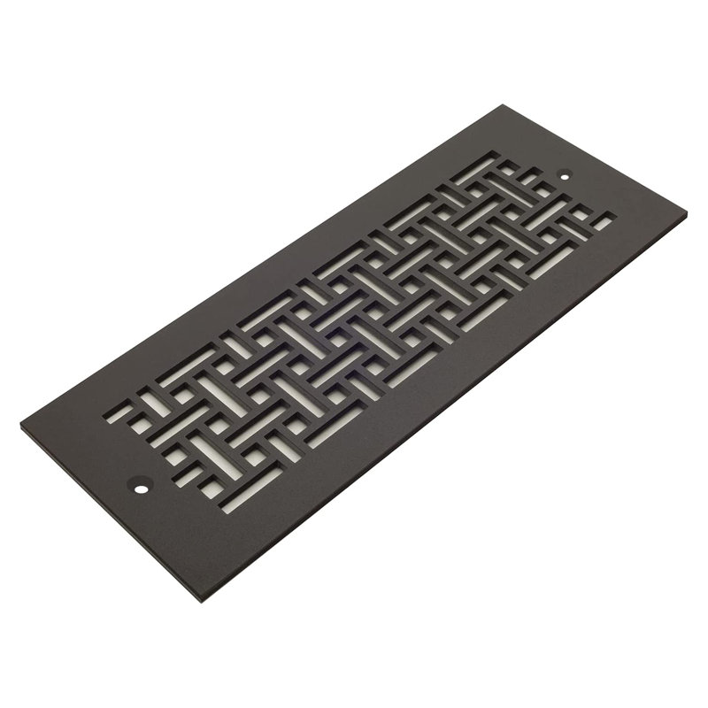 Grilles de couvercle de ventilation Reggio, Bronze huilé, 4 po x 10 po