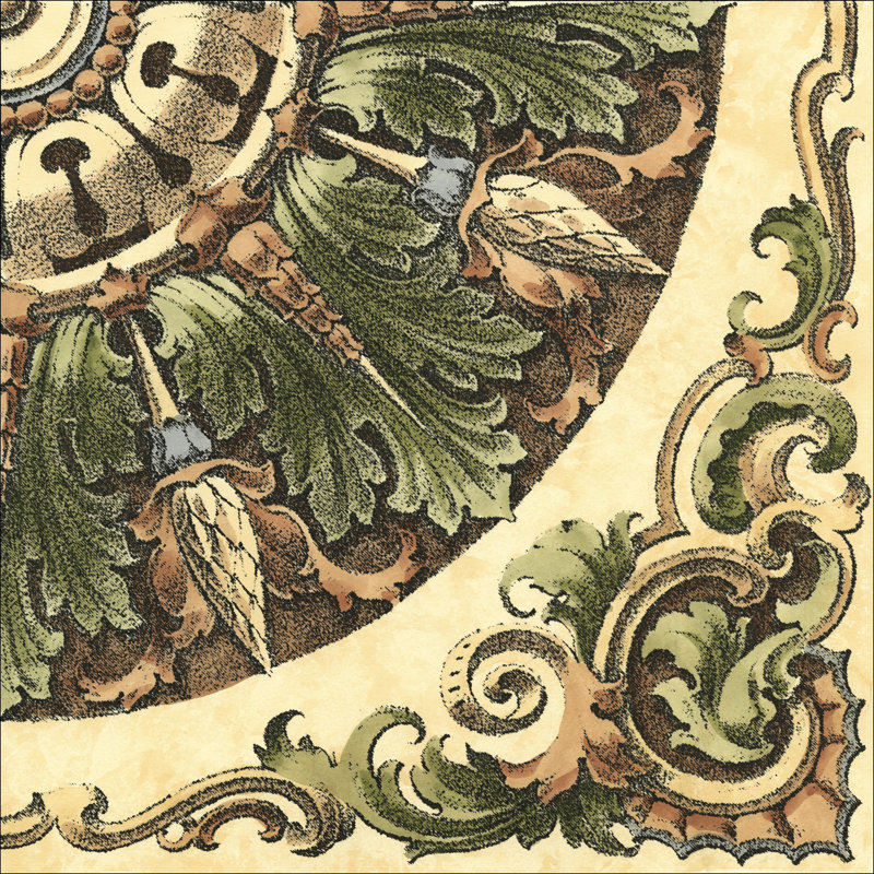 Renaissance Elements IV by Vision Studio - Wrapped Canvas Art Prints, 30cm H x 30cm W x 3.8cm D