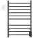 Ancona Novara Dual 10-Bar Wall Mount Towel Warmer in Matte Black with Countdown Timer
