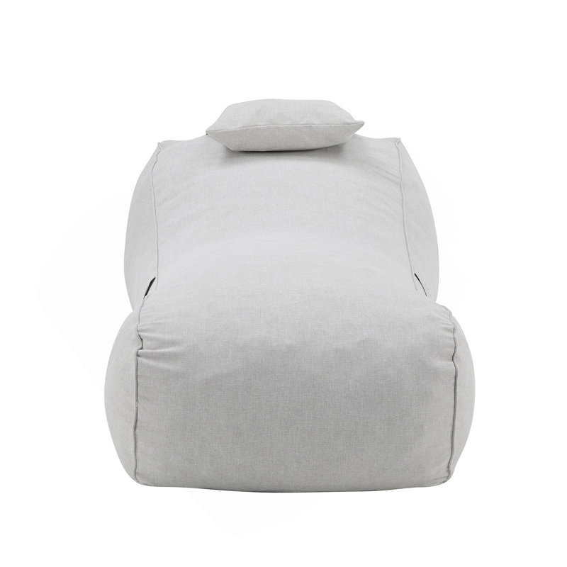 Fauteuil à billes d'extérieur, gris clair, ensemble de 1, 1