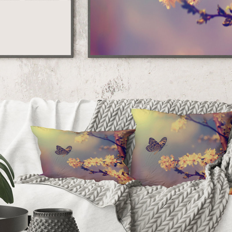 Floral Throw Pillow
