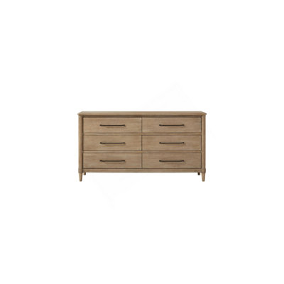 Commode à 6 tiroirs Casual finition sable