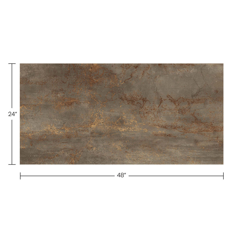 Iridium 24X48 Porcelain Tile, Brown