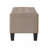 Linen Upholstered Ottoman Bench With Storage And Safety Hinge For Bedroom Living Room-128632914
