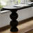 Black Half-Circle Solid Wood-1731626573