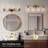 Lightwheel 4-lights Modern Golden Indoor Wall Sconces Bathroom Vanity Light Wall Sconces for Living Room Bedrooms Hallway Staircases Included Bulb