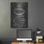 "Football Blueprint Vernis tableau noir" par Luxe