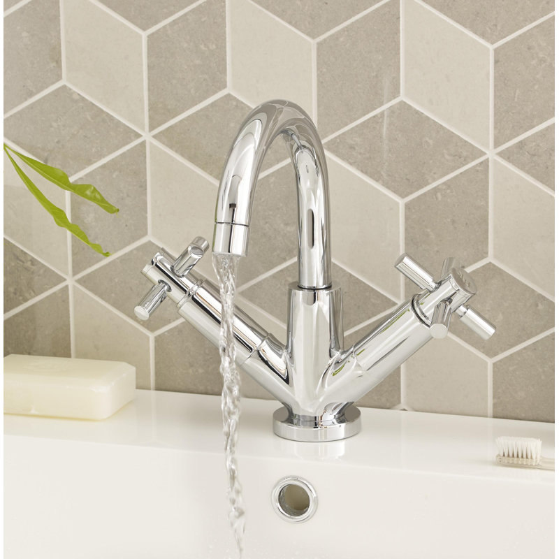 Tec CrossheadMono Basin Mixer with Waste