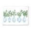 Plantes d'intérieur dans un vase en verre, branches d'eucalyptus II - peinture sur toile-67236740-67236742
