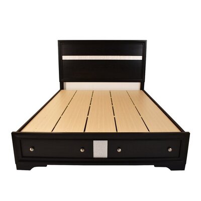 64""King Wood Bed Frame In Black -  Rosdorf Park, 80E69909B5AB4DE58B3F7940C3AD4DF5