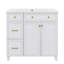 Meuble-lavabo 36 po avec lavabo en céramique-462969163