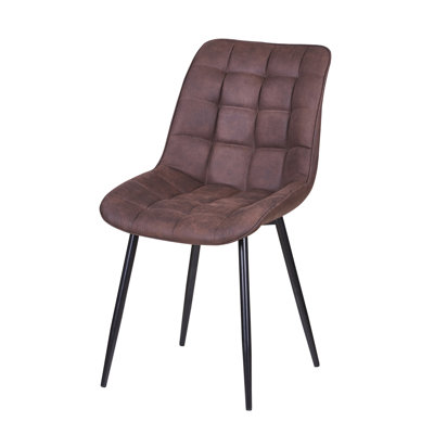 Carmi 46cm H Fabric Upholstered Metal Side Chair