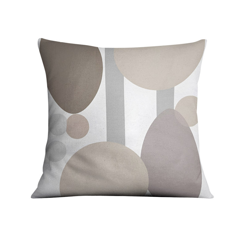 Coussin décoratif, H 18 po x l 18 po, Polyester