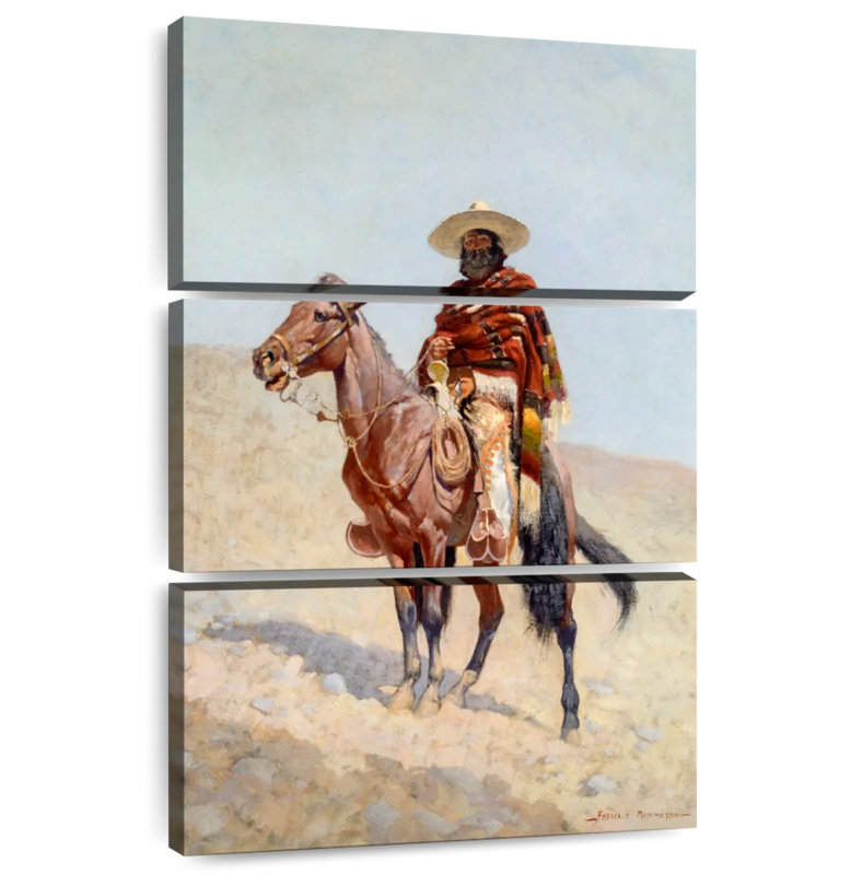 Lelar A Mexican Vaquero 1890, 38" H x 24" W
