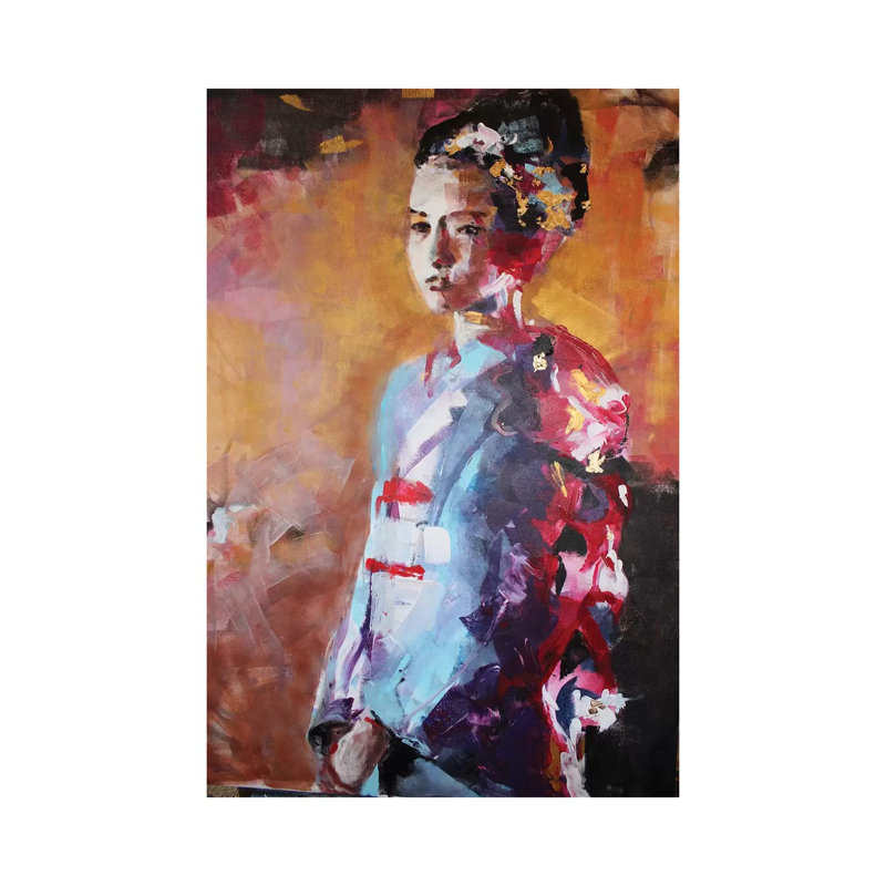 Good Gheisa 1 Piece Wrapped Canvas Painting, 20.32 cm H x 30.48 cm W