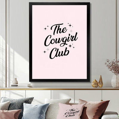 The Cowgirl Club - Cowgirls, reproduction d'art murale