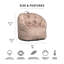 Fauteuil à billes standard en similicuir classique-91683892