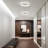Deontee Modern Dimmable LED Flush Mount Ceiling Light With Remote Control (Set of 2)-116572898-116572896