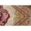 1880s Red-Wine Medallion Antique Indian Amritsar Carpet 18'10"x20'10" Wool Rug