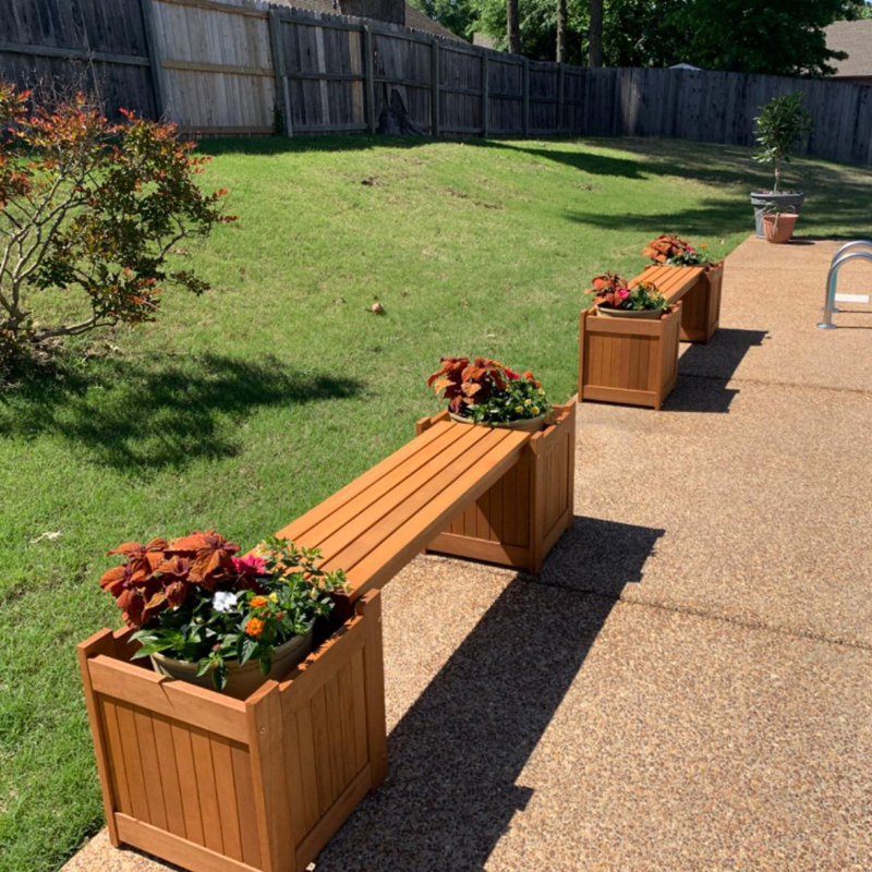 Fallah Raised Garden Bed, Brown