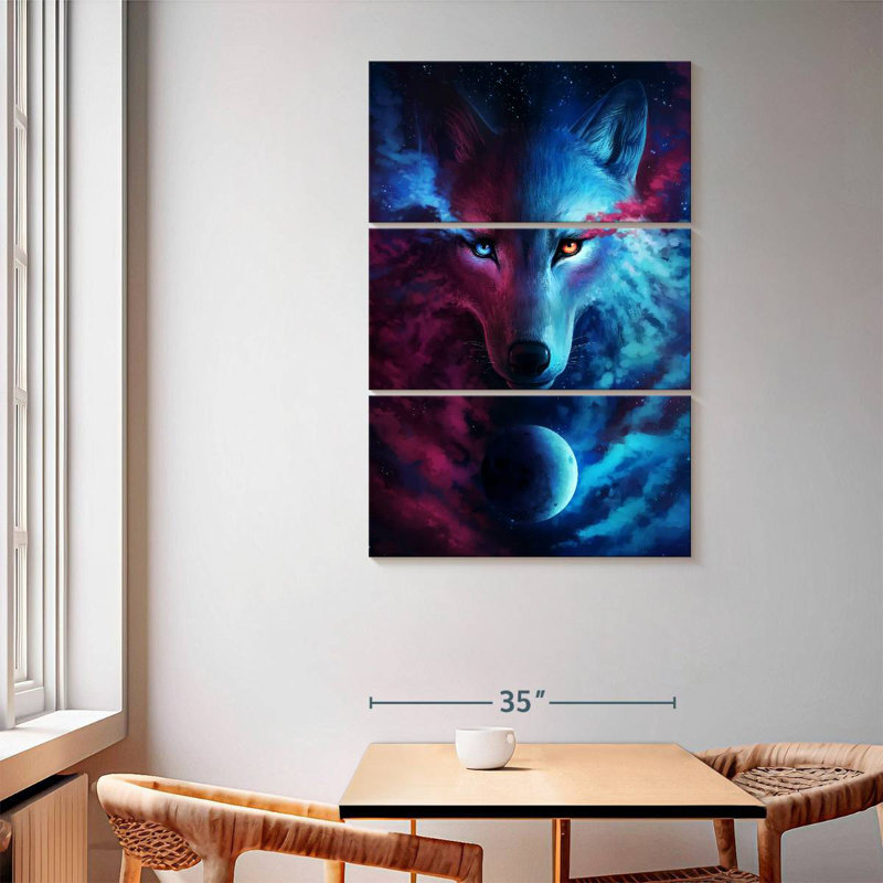 Brampt Where Light And Dark Meet, 65" H x 42" W
