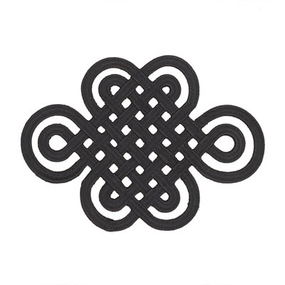 Applique Good Luck Knot