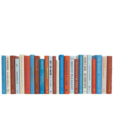 Livres décoratifs - Livres rustiques océan - Livres bleus au pied
