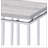 Chafik Natural Oak & Chrome Finish End Table