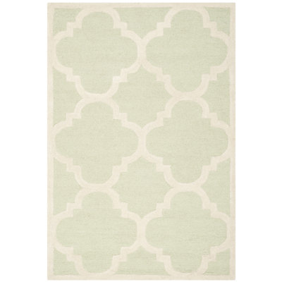 Cannen Hand Tufted Wool Geometric Rug