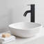Robinet de lavabo vasque noir mat