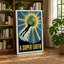 Ascent to Earth Retro - Wrapped Canvas-1385852932-1385852930