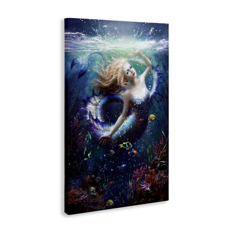 «Deep Sea Mermaid», conception par Melanie Delon, H 45 po x l 30 po
