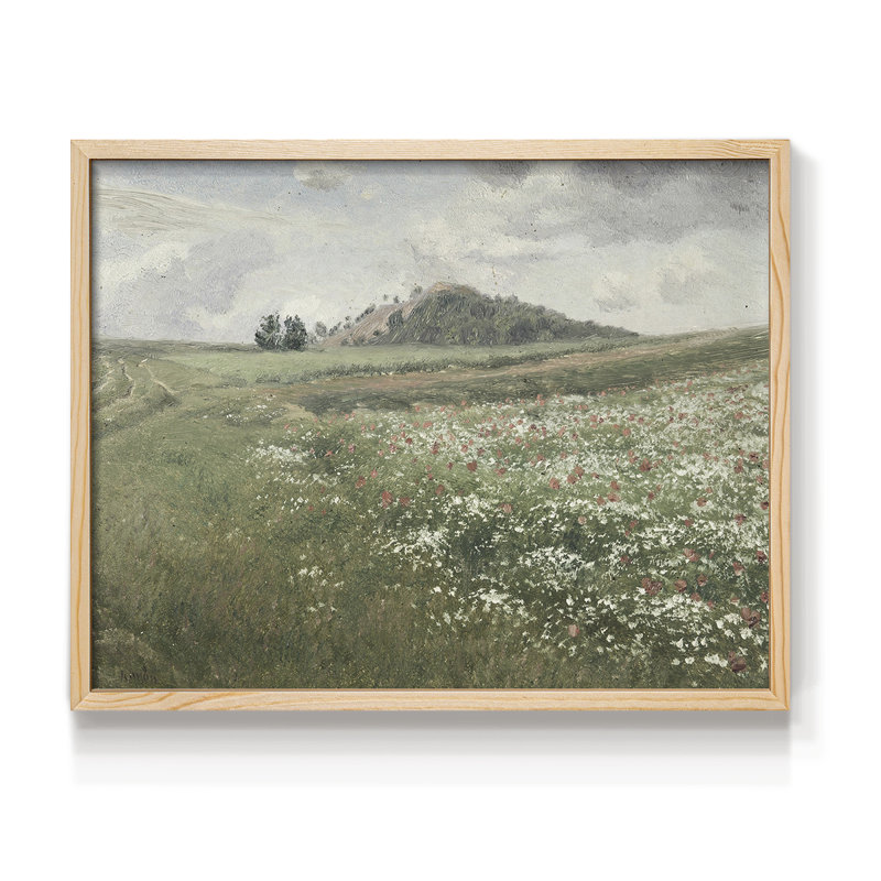 Paysages rétro-Dxx - reproduction encadrée, H 8 po x l 10 po, Naturel