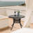 Baze Round Cast Aluminum Patio Dining Table-210650478-248005609