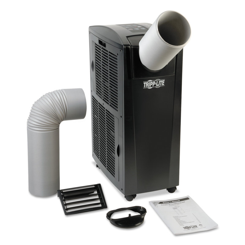 Black Portable Air Conditioning Unit with Built-in Timer