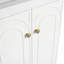 Meuble-lavabo autoportant 24 po et 2 portes d'armoire à fermeture en douceur (emballage KD) - sans le lavabo
