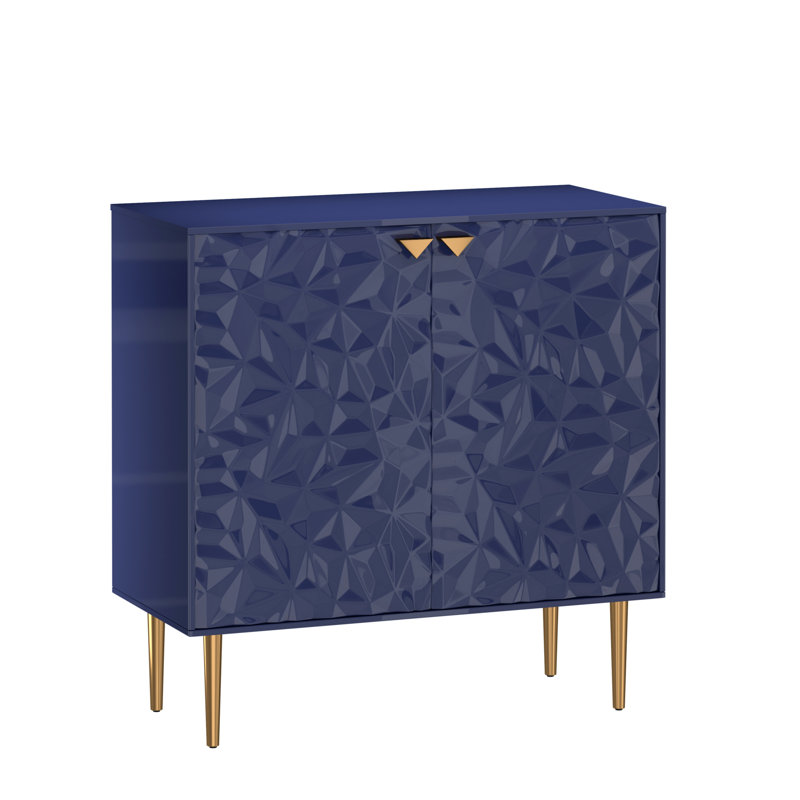 Armoire d'appoint 2 portes Legakis , Bleu