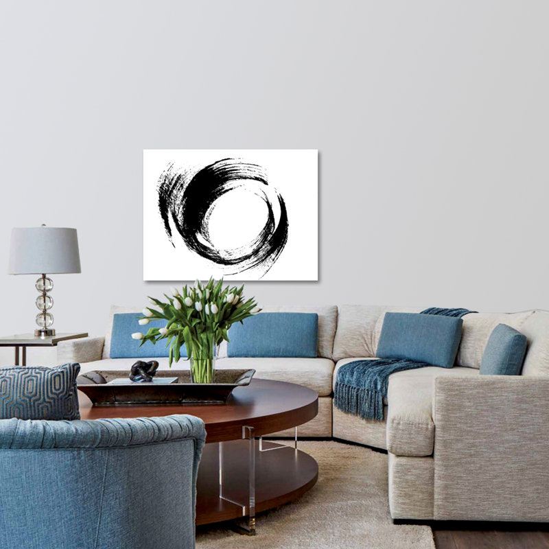 Circular Life Print, 24" H x 36" W x 1.5" D, Metal