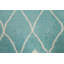Tapis turquoise à teinture végétale marocain noué à la main 8 x 10