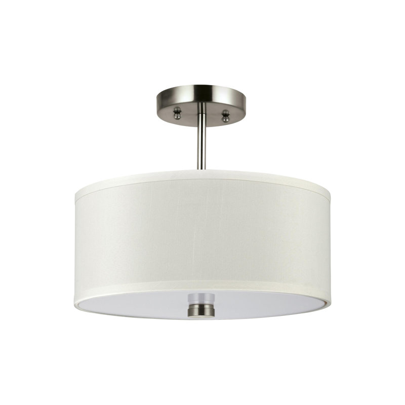 Dayna Shade 2 - Light Flush Mount, Brushed Nickel, No