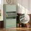 Armoire à chaussures élégante, étagère à chaussures fonctionnelle, unité de rangement pour chaussures, rangement de rangement peu encombrant-495710437